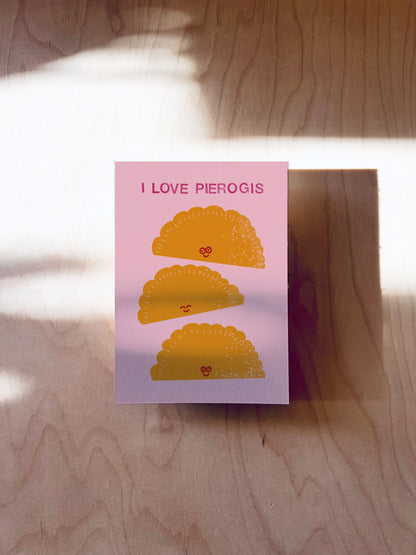 Pierogi Postkarte DIN A6