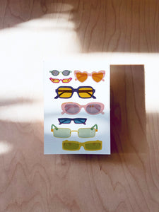 Sunglasses Postcard DIN A6