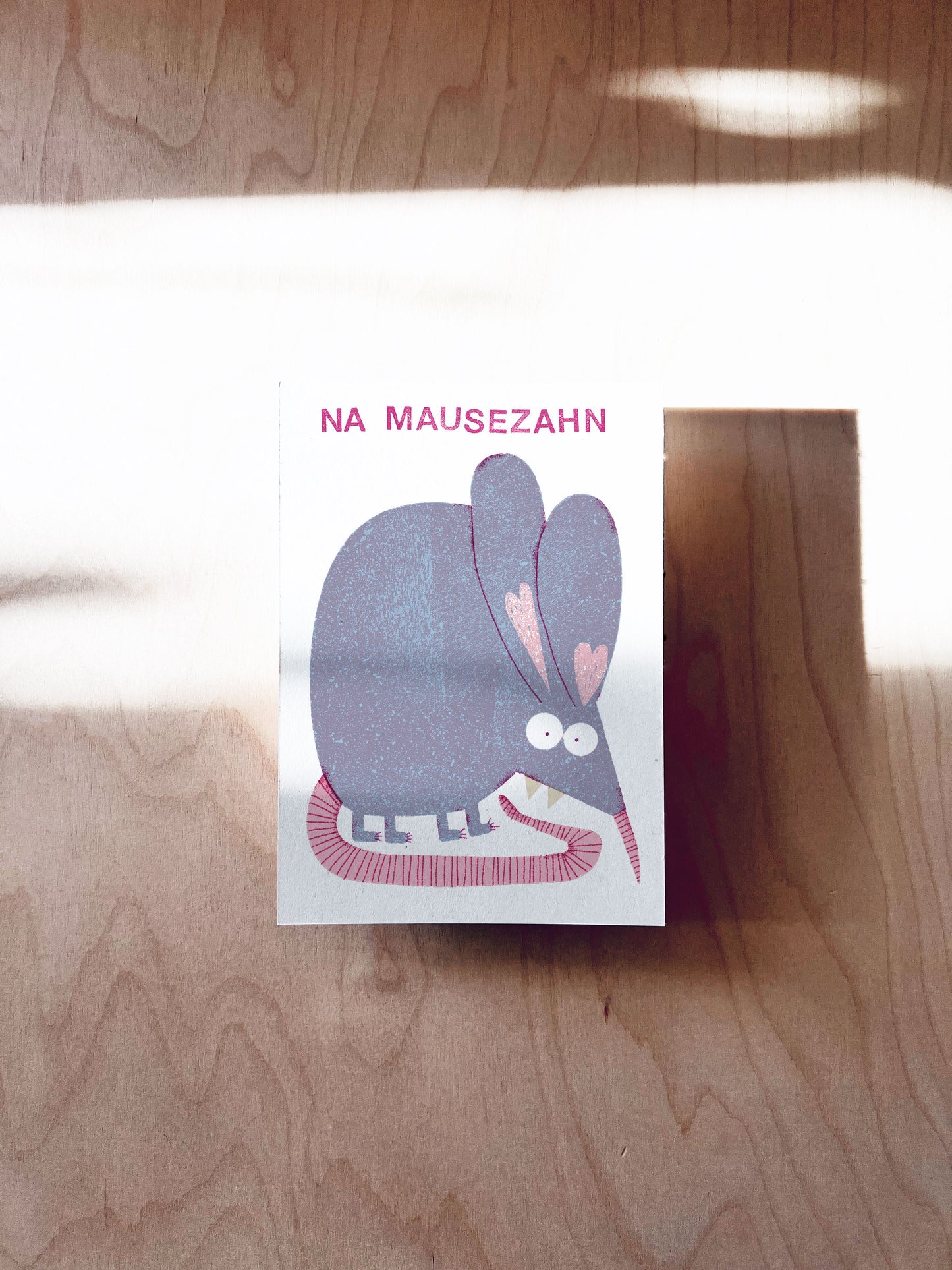 Mausezahn Postkarte DIN A6