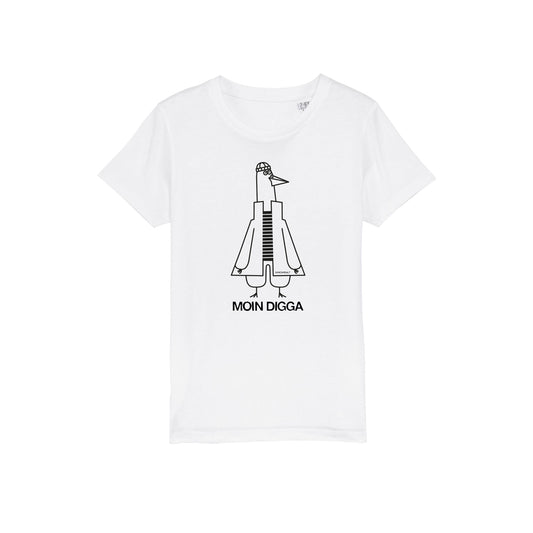 Kids T-Shirt Moin Digga Weiß