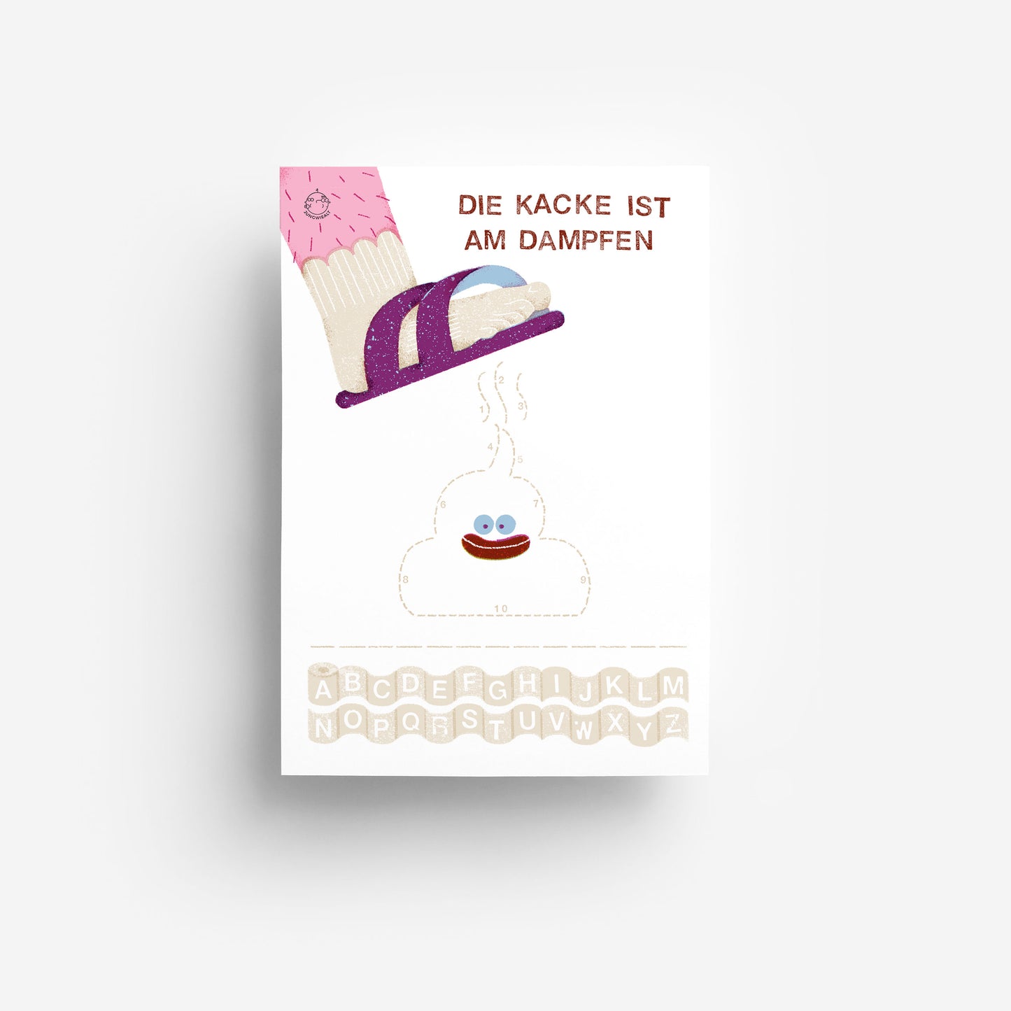 Die Kacke ist am dampfen (Galgenmann) Spielblock DIN A6