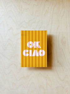 Ok Ciao Postcard DIN A6