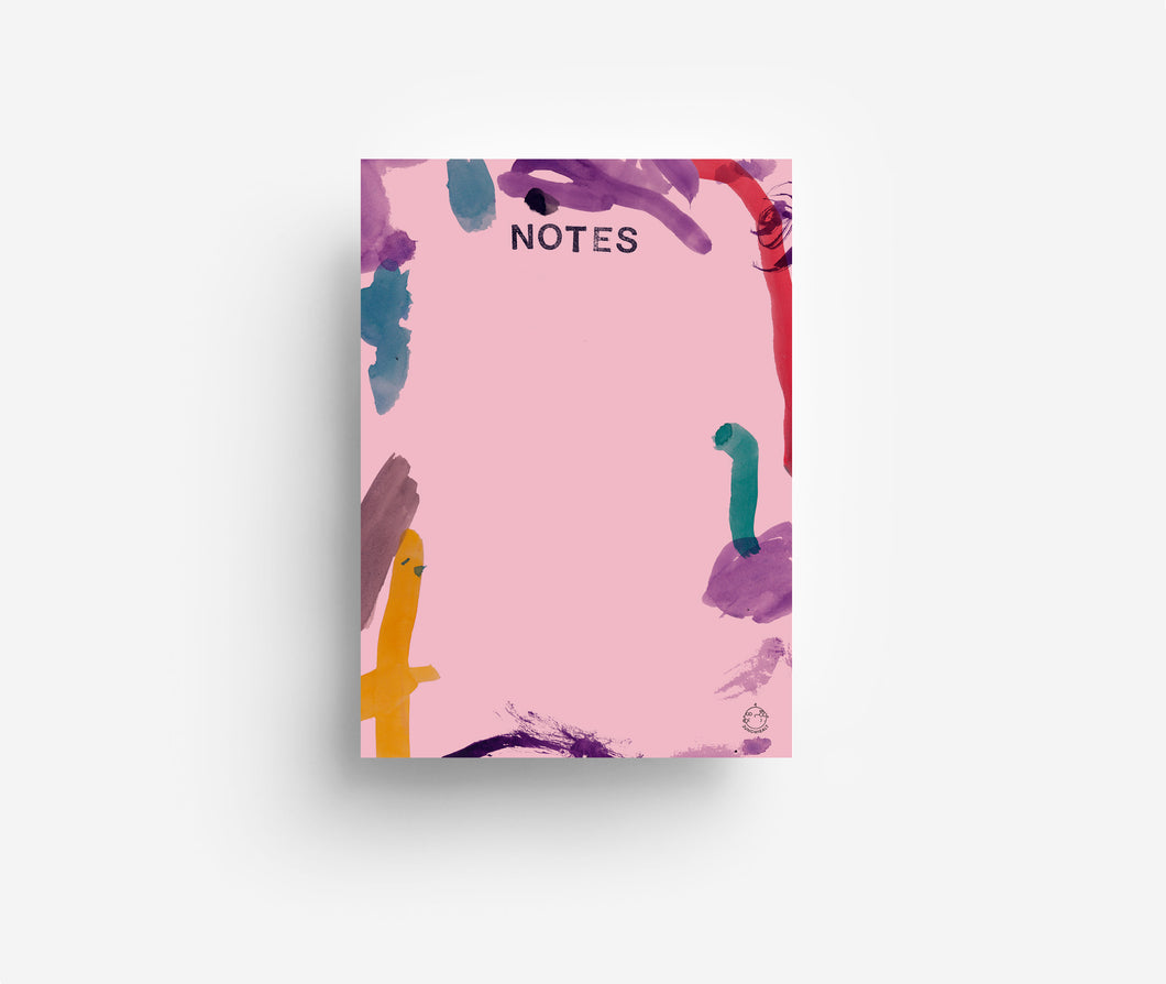 Abstract Magnetic Notepad DIN A6
