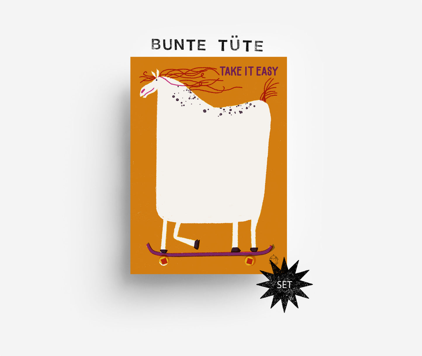 Wundertüte (Brettchen, Notizblock, Postkarten)