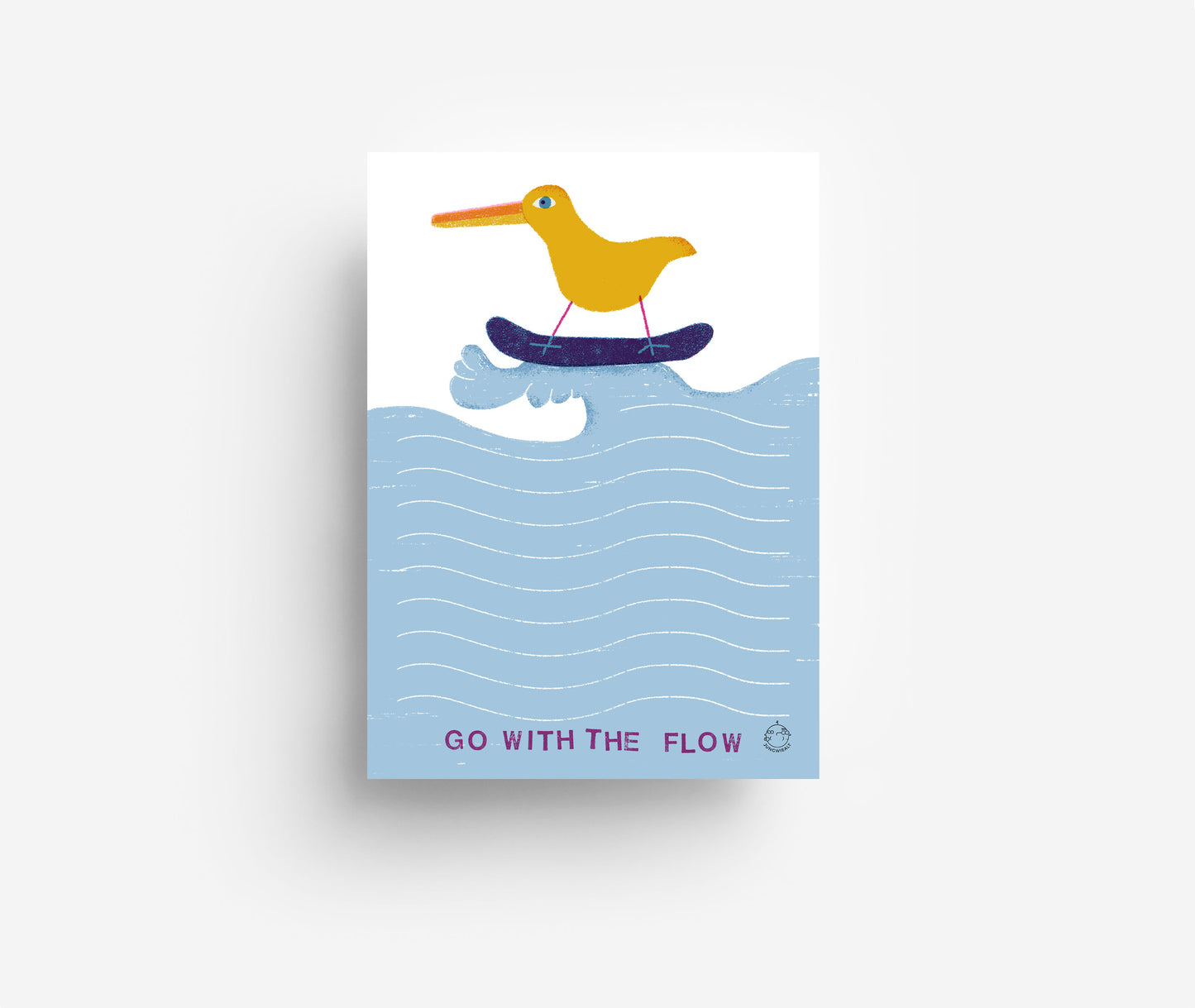 Go With The Flow Notizblock DIN A6