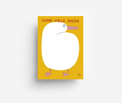 Gans Viele Ideen Notizblock DIN A6