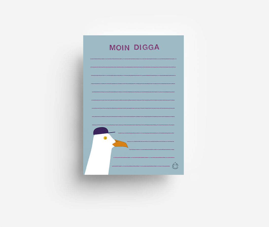 Moin Digga Notepad DIN A6