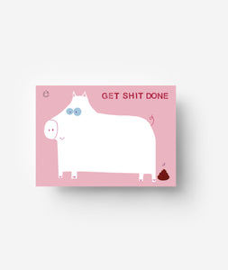 Get Shit Done Notepad DIN A6