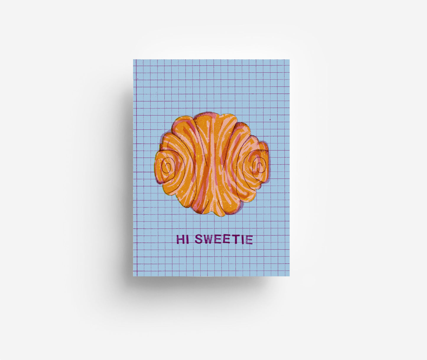 Franzbrötchen Postkarte DIN A6