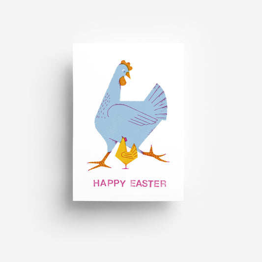 Happy Easter Postkarte DIN A6