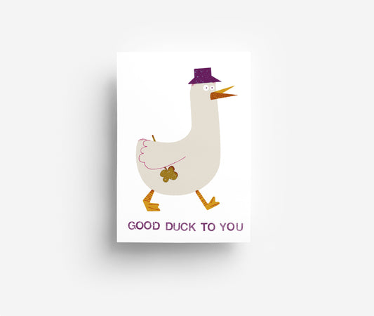 Good Duck Postkarte DIN A6