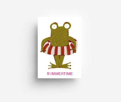 Summertime Postkarte DIN A6
