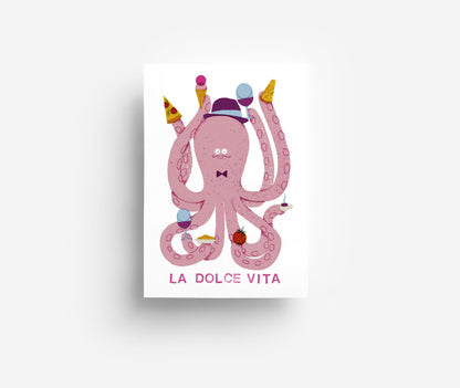 La Dolce Vita Postkarte DIN A6