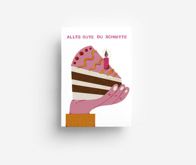 Schnitte Postkarte DIN A6