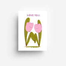 Laden Sie das Bild in den Galerie-Viewer, Tulpen Postkarte DIN A6