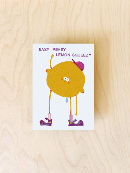 Lemon Squeezy Postkarte DIN A6