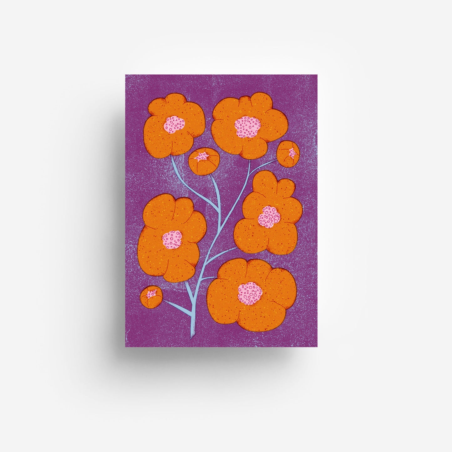 Anemone Postkarte DIN A6