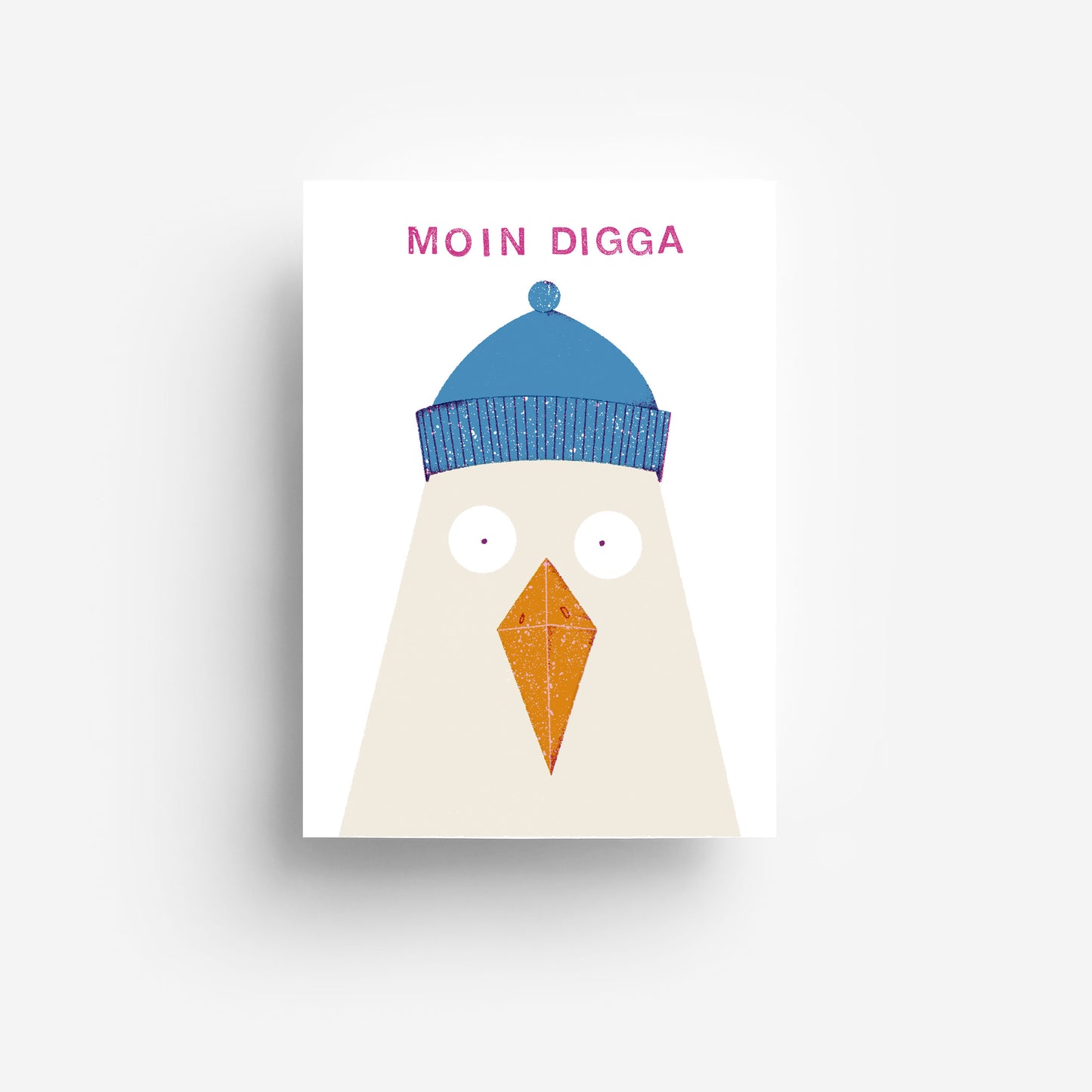 Digga Möwe Postkarte DIN A6