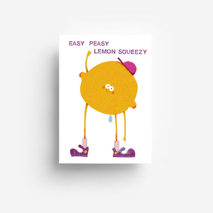 Lemon Squeezy Postkarte DIN A6