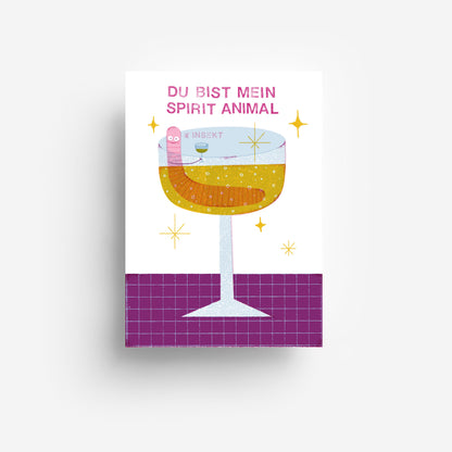 Spirit Animal Postkarte DIN A6