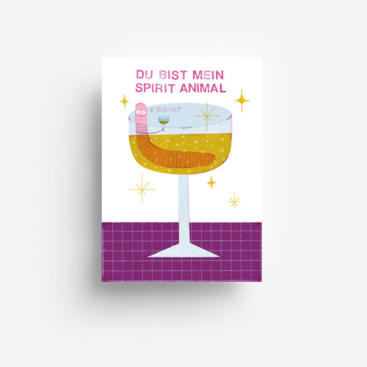 Spirit Animal Postkarte DIN A6