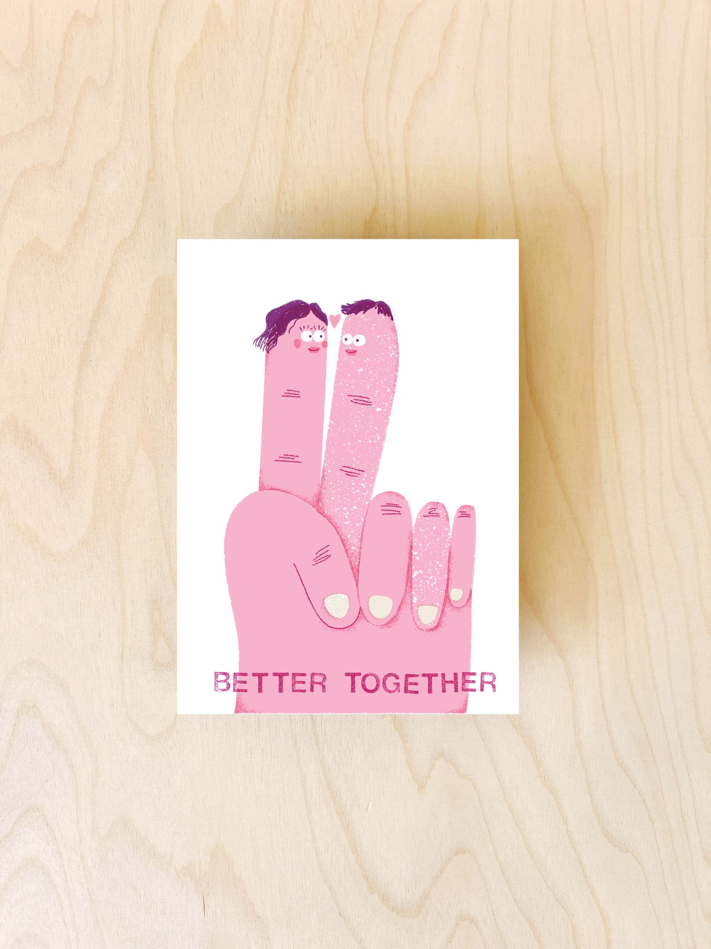 Better Together Postkarte DIN A6