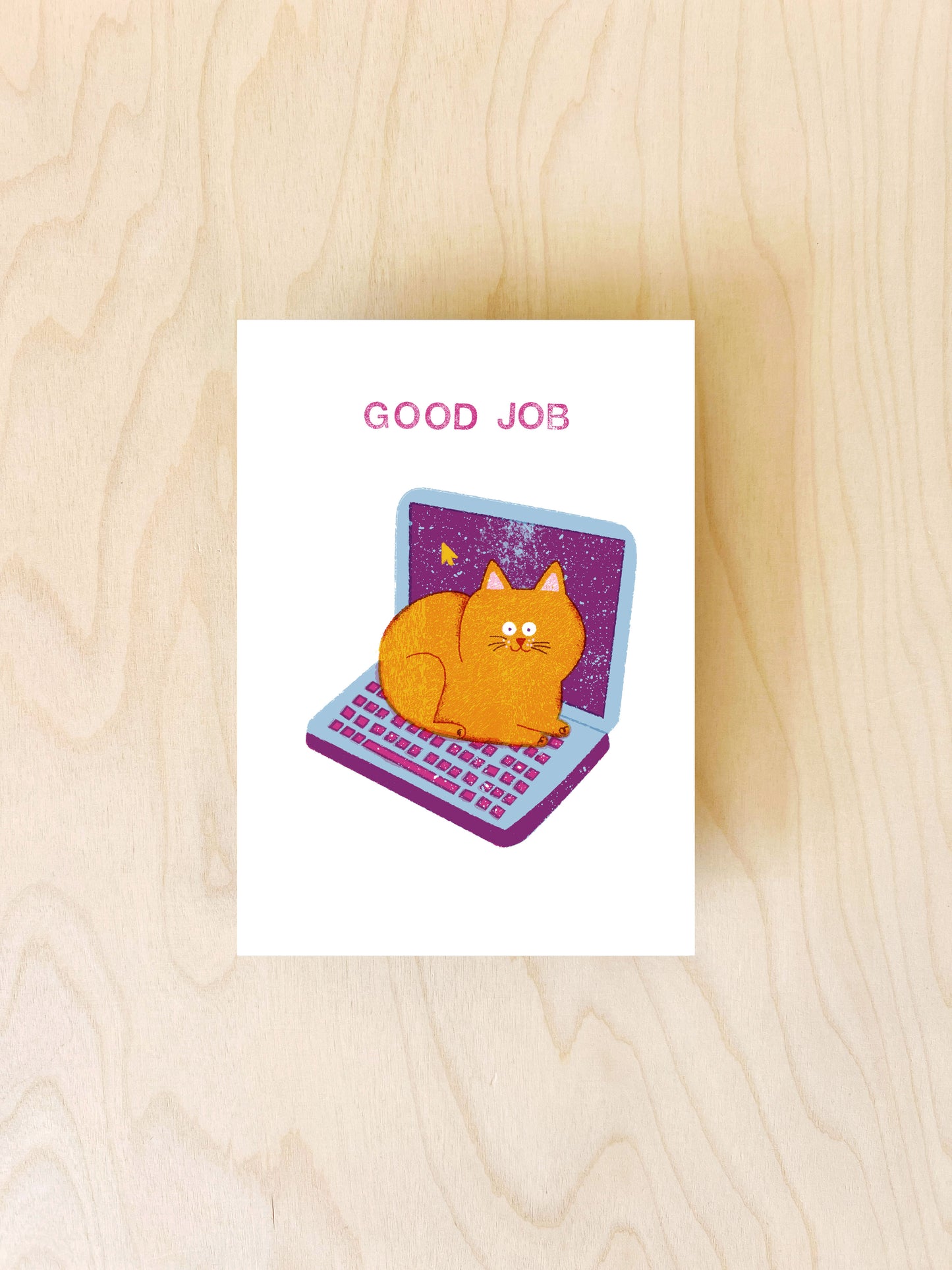 Good Job Postkarte DIN A6