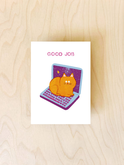 Good Job Postkarte DIN A6