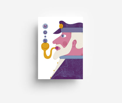 Moin Matrose Postkarte DIN A6