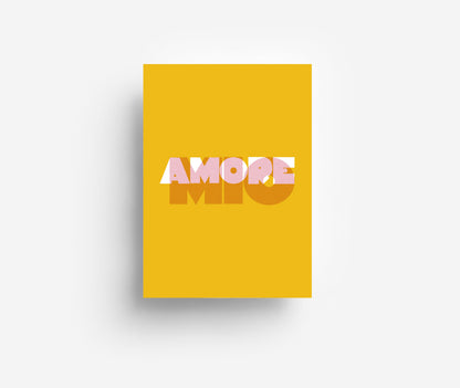 Amore Mio Postkarte DIN A6