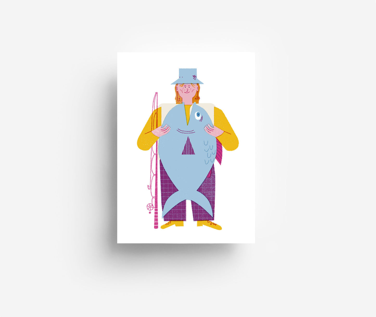 Angler Postkarte DIN A6