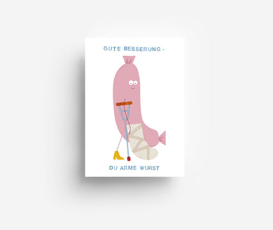 Arme Wurst Postcard DIN A6