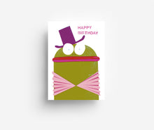 Load image into Gallery viewer, Birthday Frog Postcard DIN A6