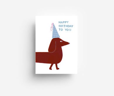 Birthday Wiener Postcard DIN A6