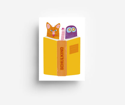 Buchclub Postkarte DIN A6