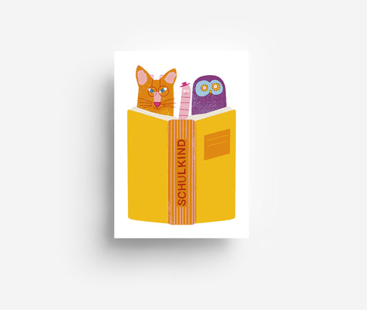 Buchclub Postkarte DIN A6