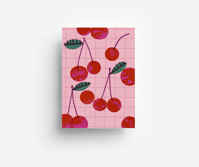 Cherries Postcard DIN A6