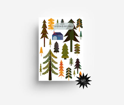 Postkarten Set Weihnachten (20 Karte) DIN A6