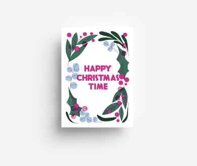 Christmas Wrap Postcard DIN A6