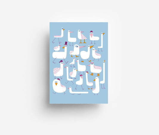Enten Postkarte DIN A6