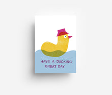 Laden Sie das Bild in den Galerie-Viewer, Ducking Postkarte DIN A6