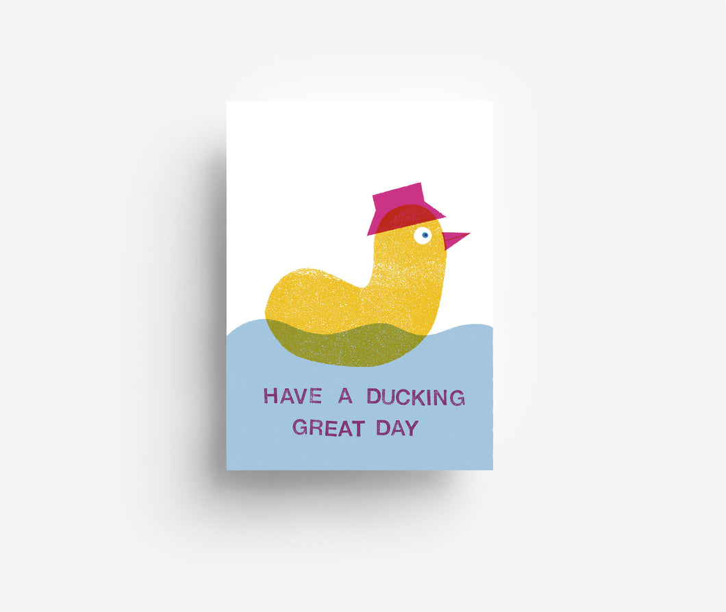 Ducking Postcard DIN A6