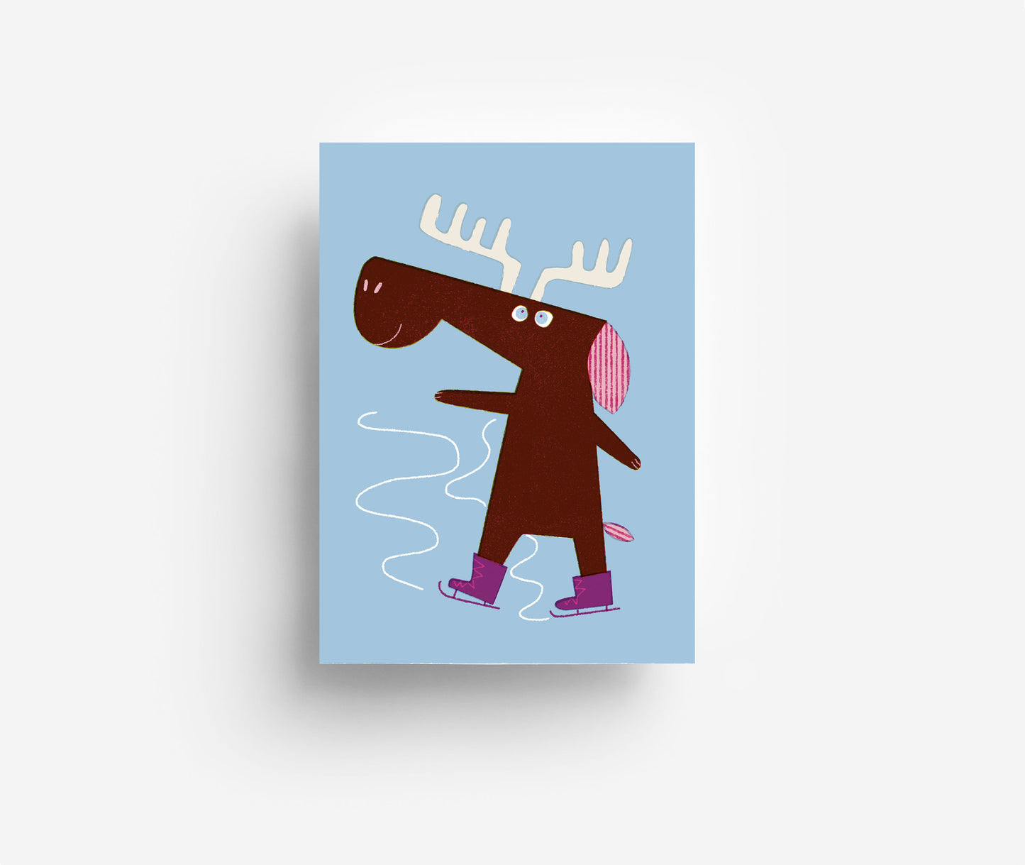 Elch Postkarte DIN A6