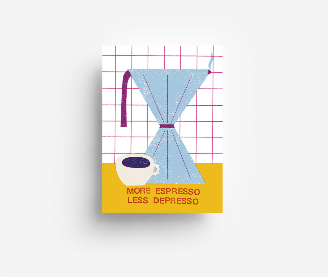 Espresso Postcard DIN A6