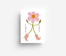 Load image into Gallery viewer, Flower Power Postcard DIN A6