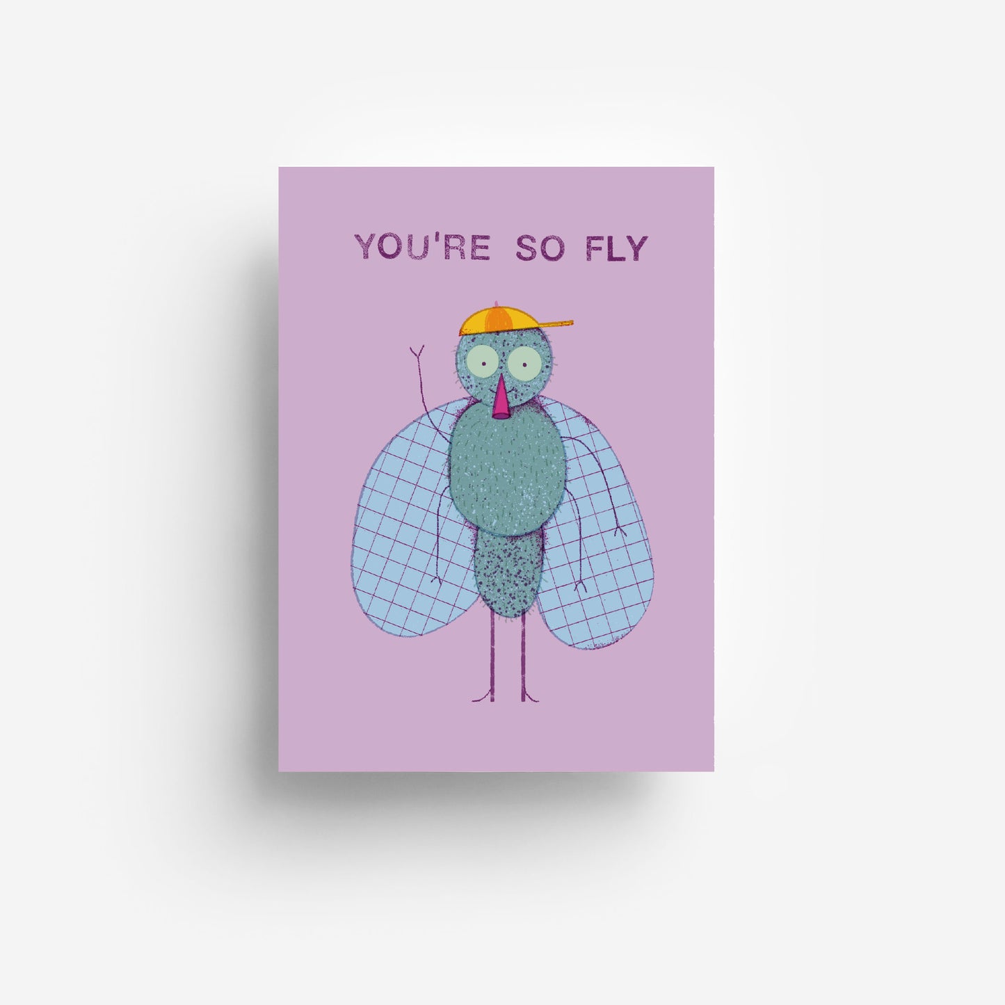 You're So Fly Postkarte DIN A6