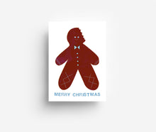 Load image into Gallery viewer, Gingerbread Man Postcard DIN A6