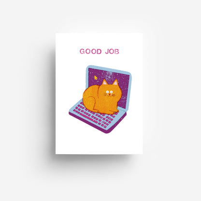 Good Job Postkarte DIN A6