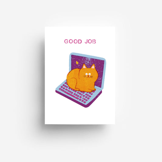Good Job Postkarte DIN A6