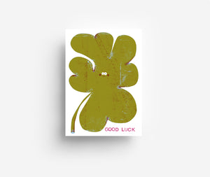 Clover Postcard DIN A6